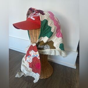 Grandmothers flower garden headscarf